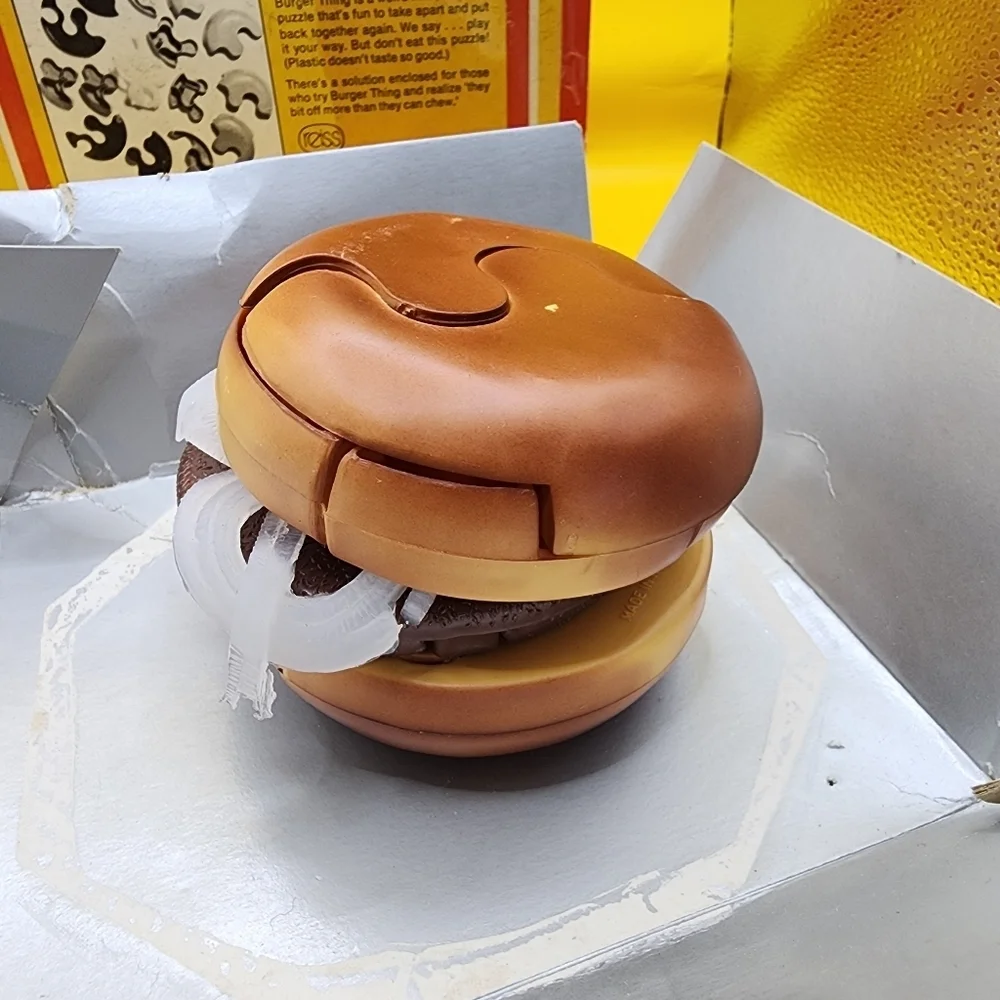 1977 Reiss Burger Thing Toy Puzzle Style 388